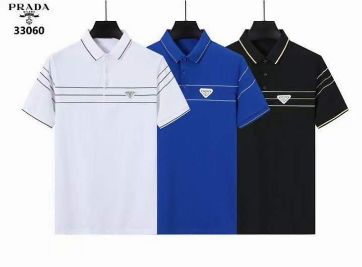 Picture of Prada Polo Shirts Short _SKUPradaM-3XL8qx3306025714
